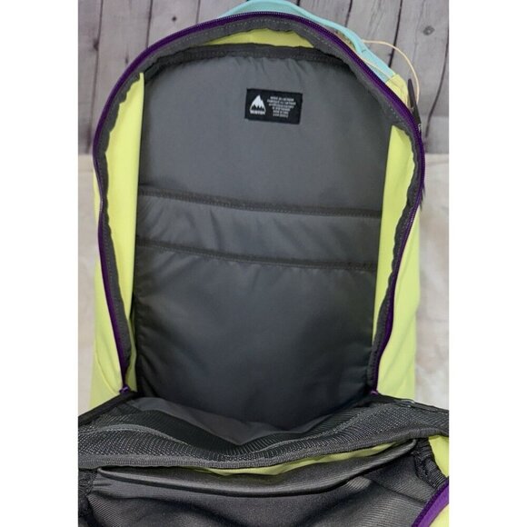 NWT BURTON US OPEN SNOWBOARDING Championships BackPack Bag Yellow Purple - Picture 7 of 8